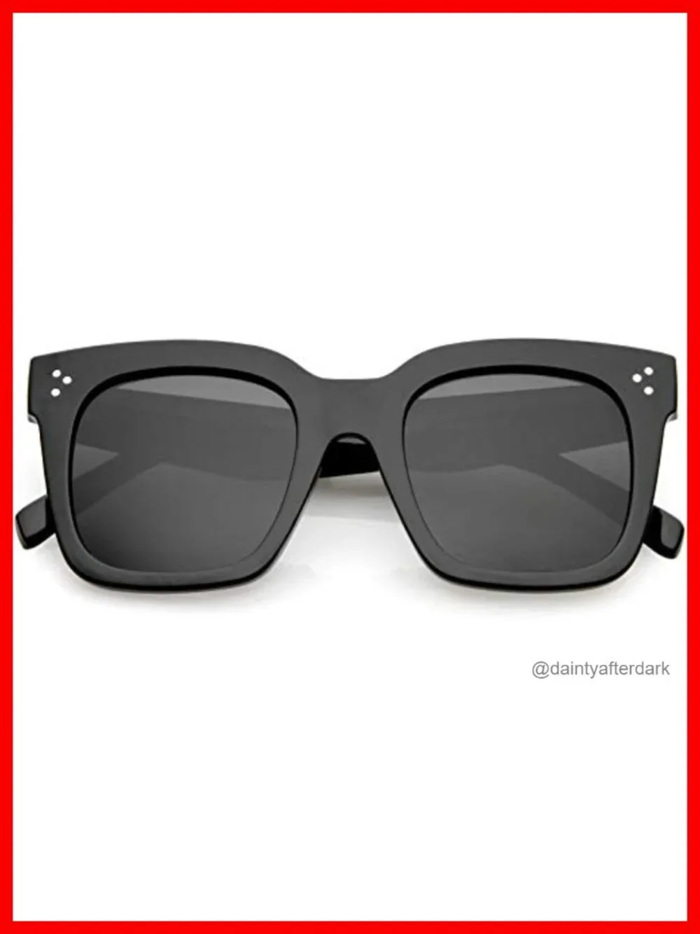 Polarized Square Sunglasses for Women Oversized Vintage UV400 Protection